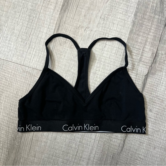 CALVIN KLEIN Naturals Modern Seamless Triangle Bralette Size Medium - Picture 3 of 9